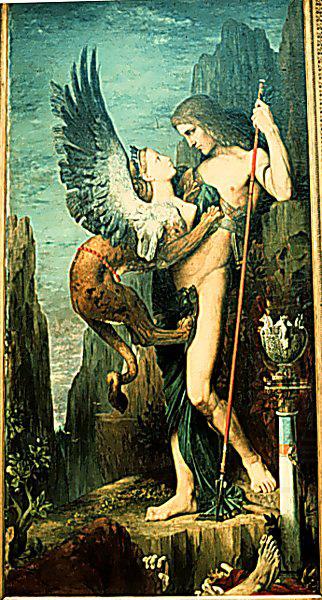 Gustave Moreau Oedipus and the Sphinx china oil painting image